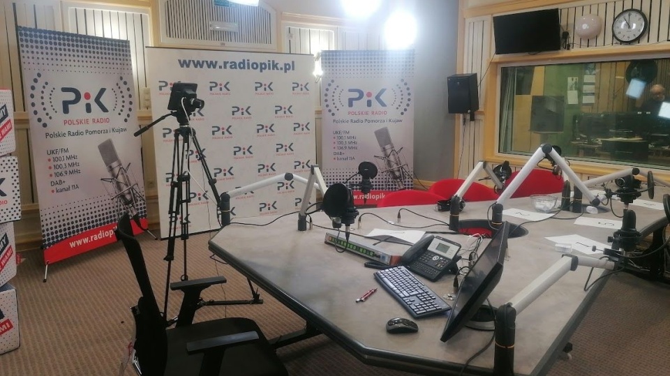 Debaty odbywać się będą w studiu Polskiego Radia PiK w Bydgoszczy/fot. Magdalena Gill