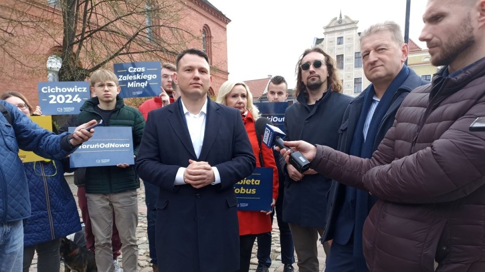 Konferencja Sławomira Mentzena i Macieja Cichowicza/fot. Monika Kaczyńska