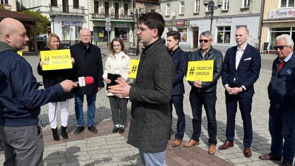 Inowrocławska Trzecia Droga przypomniała swoje postulaty dla ludzi młodych/fot. Sławomir Drelich, Facebook