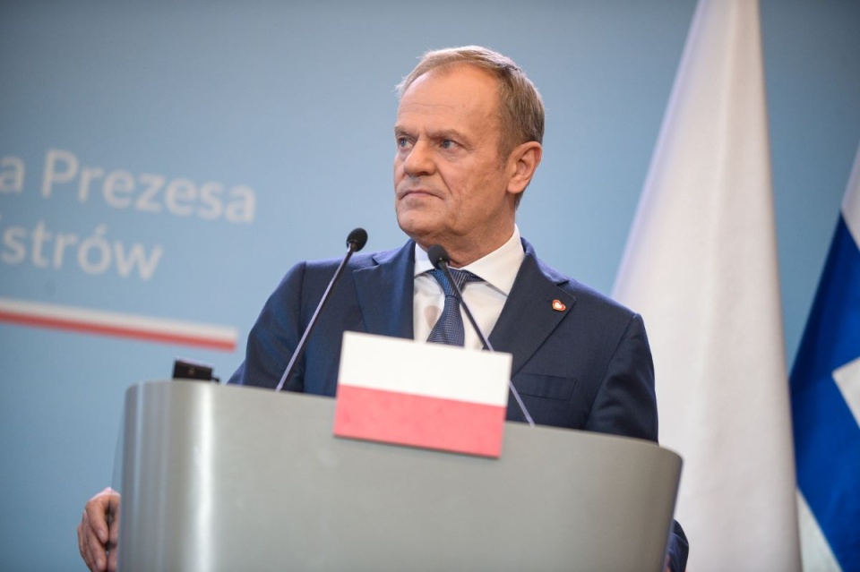 Premier Donald Tusk/fot. Marcin Obara, PAP