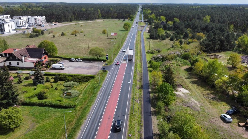 Zakończyła się budowa ciągu pieszo-rowerowego między podbydgoską Brzozą, a Nową Wsią Wielką/fot. materiały GDDKiA