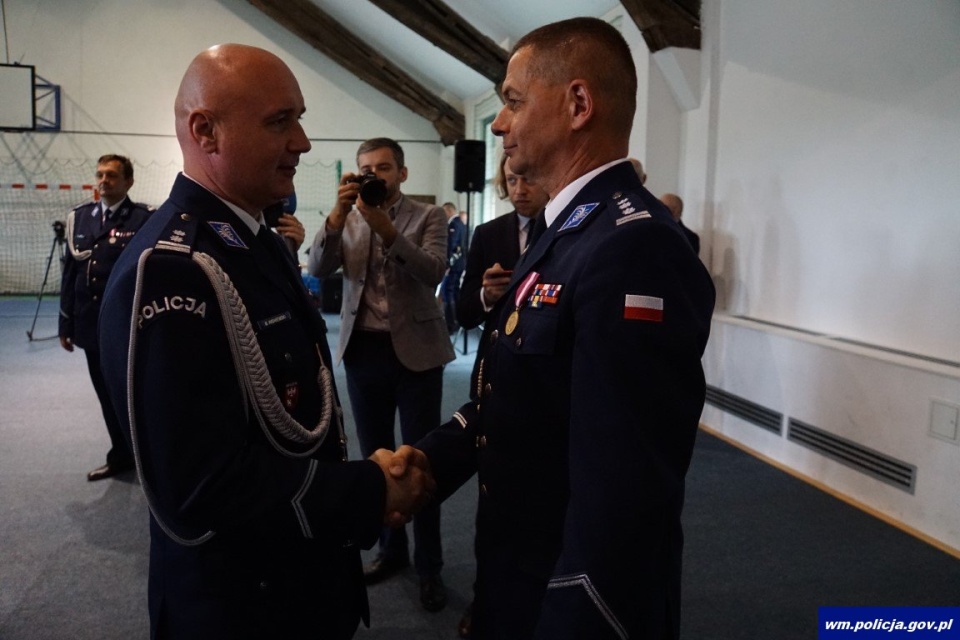 Inspektor Mirosław Elszkowski został mianowany Komendantem Wojewódzkim Policji w Olsztynie/fot: Policja Warmińsko-Mazurska