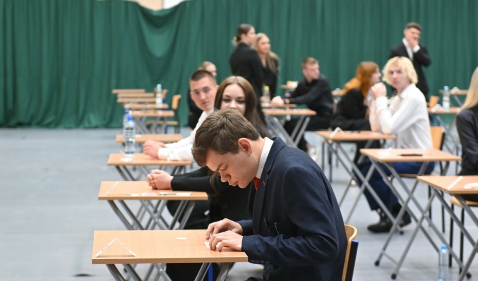 Egzamin maturalny 2024/fot. Marcin Bielecki, PAP