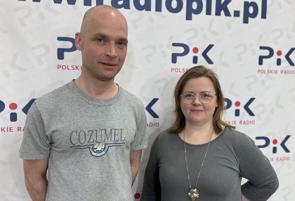 Matthias Bergmann i Dorota Zimna o płycie z kompozycjami Telemanna Fot. M. Jasińska