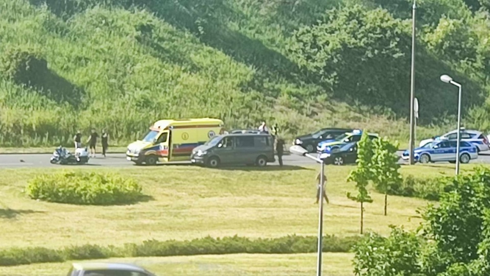 Do wypadku doszło w niedzielę przed godz. 16.00 na al. Jana Pawła II w Bydgoszczy/fot. Bydgoszcz 998