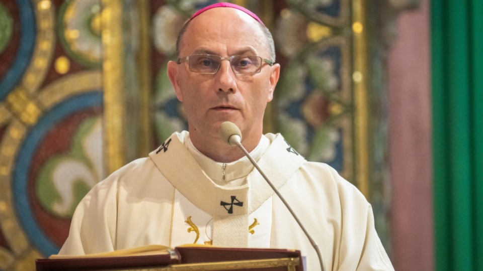 Prymas Polski arcybiskup Wojciech Polak wziął udział w uroczystości Bożego Ciała w Inowrocławiu/fot: PAP, Tytus Żmijewski
