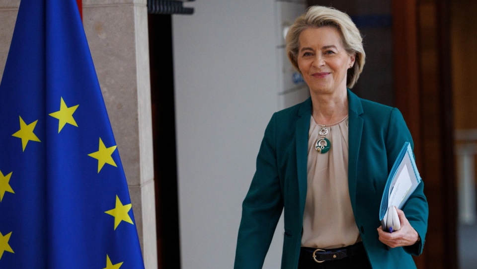 Ursula von der Leyen/fot. PAP/EPA/OLIVIER MATTHYS