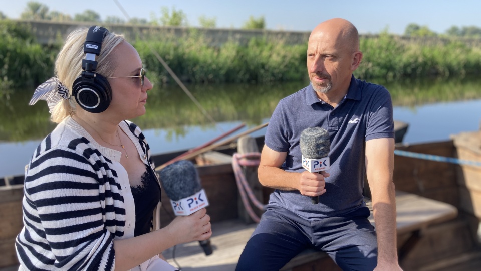 Marcin Karasiński był gościem Agnieszki Marszał w piątkowej „Rozmowie Dnia”/fot: Krystian Makowski