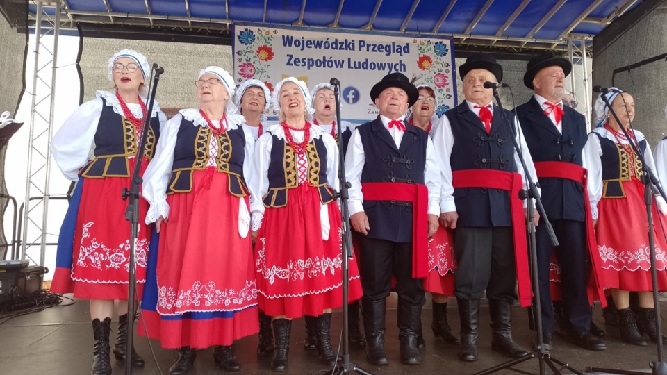 Na terenie Zamku w Golubiu trwa XXII Wojewódzki Przegląd Zespołów Ludowych/fot: Michał Zaręba