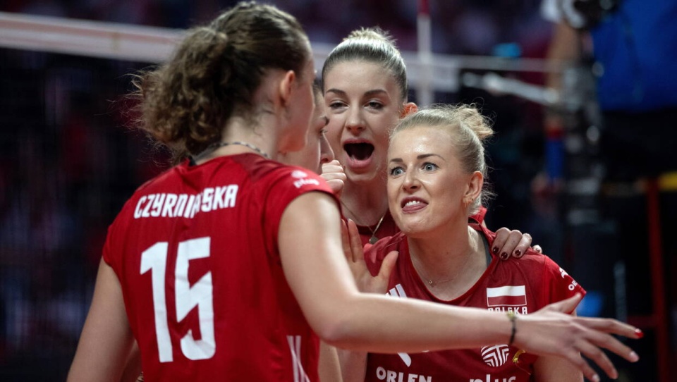 Polskie siatkarki po zwycięstwie nad Brazylią 3:2 zdobyły brązowy medal Ligi Narodów/fot. Grzegorz Michałowski, PAP