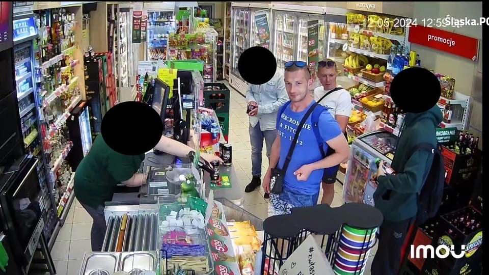 Sprawców uchwycił monitoring/mat. Śląska Policja