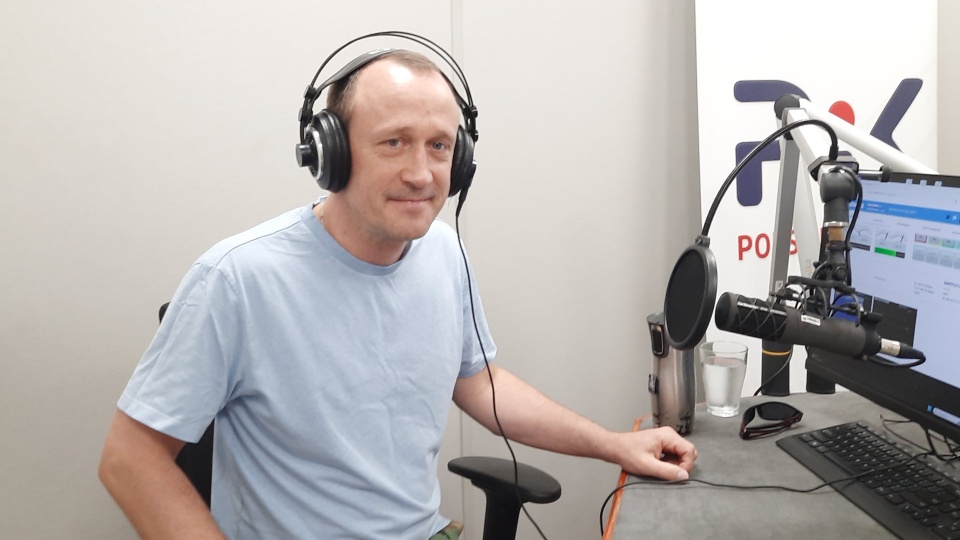 Gościem Rozmowy Dnia był Andrzej Olczyk z toruńskiej fundacji Parasol/fot: Zdzisław Nawrat