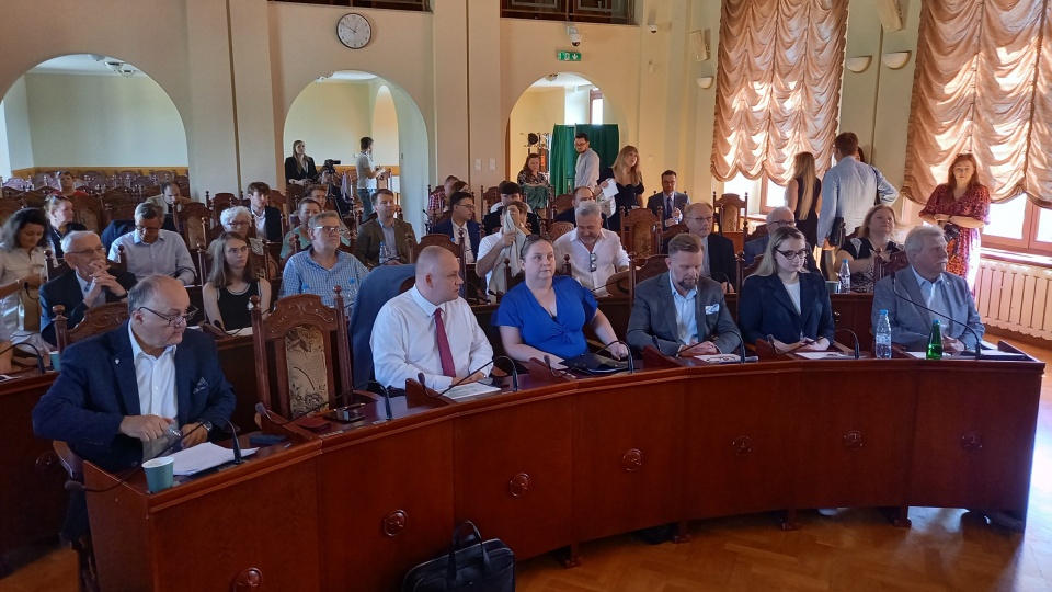 Podczas konferencji naukowej w bydgoskim ratuszu przedstawiono pomysł zbudowania pomnika Ignacego Jana Paderewskiego/fot: Agata Raczek