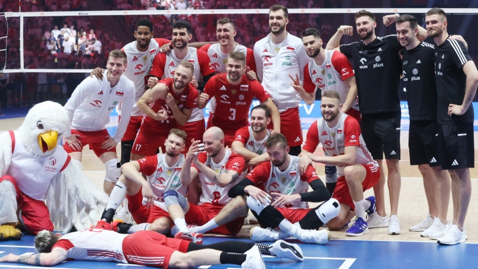 Polacy zdobyli brązowy medal Ligi Narodów po wygraniu spotkania z reprezentacją Słowenii/fot: PAP, Marian Zubrzycki