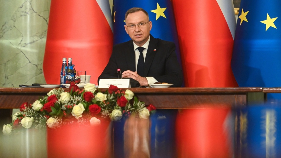 Prezydent RP Andrzej Duda podczas pierwszego posiedzenia Rady do spraw Strategicznych Projektów Rozwojowych, działającej w ramach Narodowej Rady Rozwoju, 1 bm. w Pałacu Prezydenckim w Warszawie/fot. Piotr Nowak, PAP