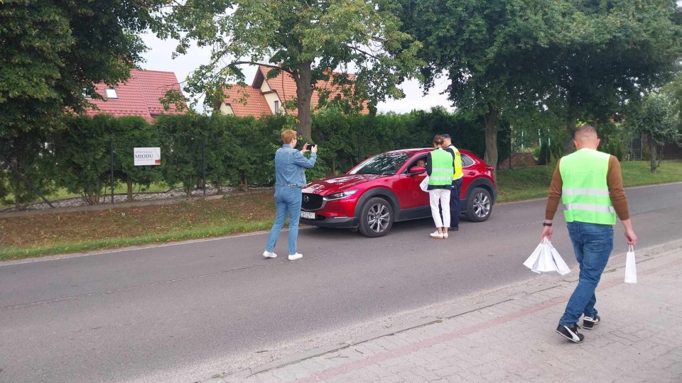 Kontrole można było spotkać łącznie w trzech miejscach na terenie gminy/fot. Jolanta Fischer