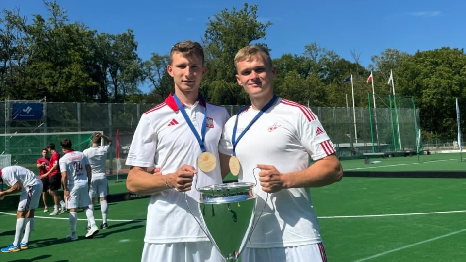 Wojciech Rutkowski i Marcin Szczęsny ze złotymi medalami ME/fot. HK Pomorzanin Toruń