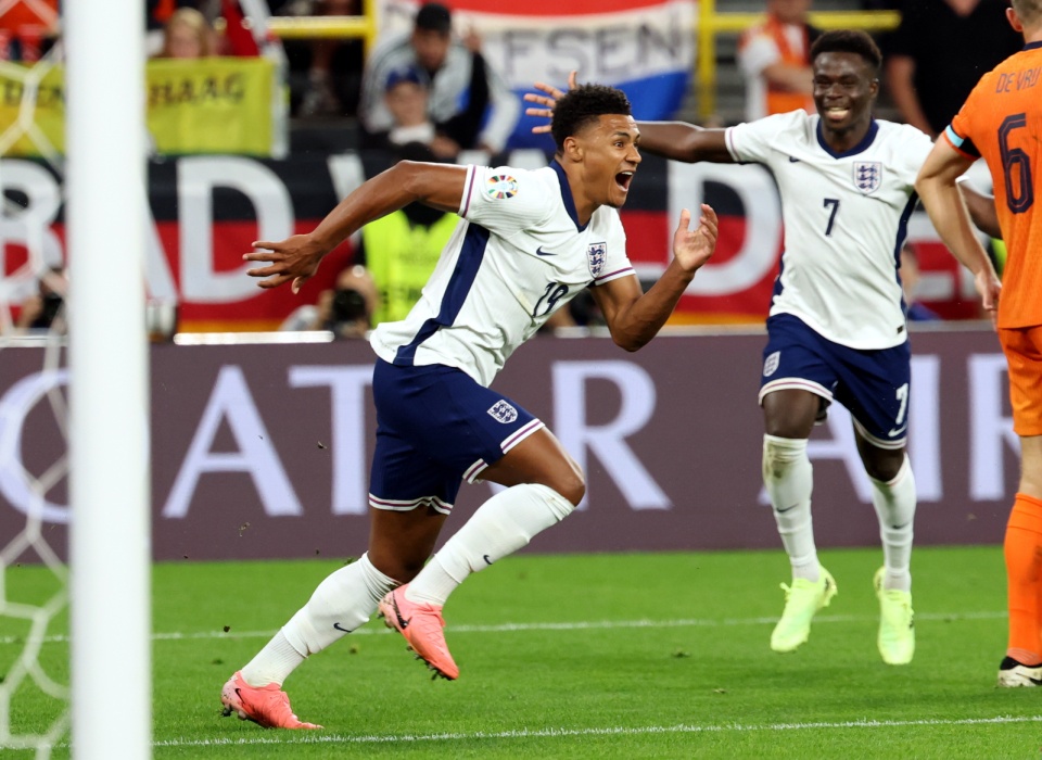 Ollie Watkins dał Anglii zwycięstwo i awans do finału/fot. PAP/EPA/Friedemann Vogel