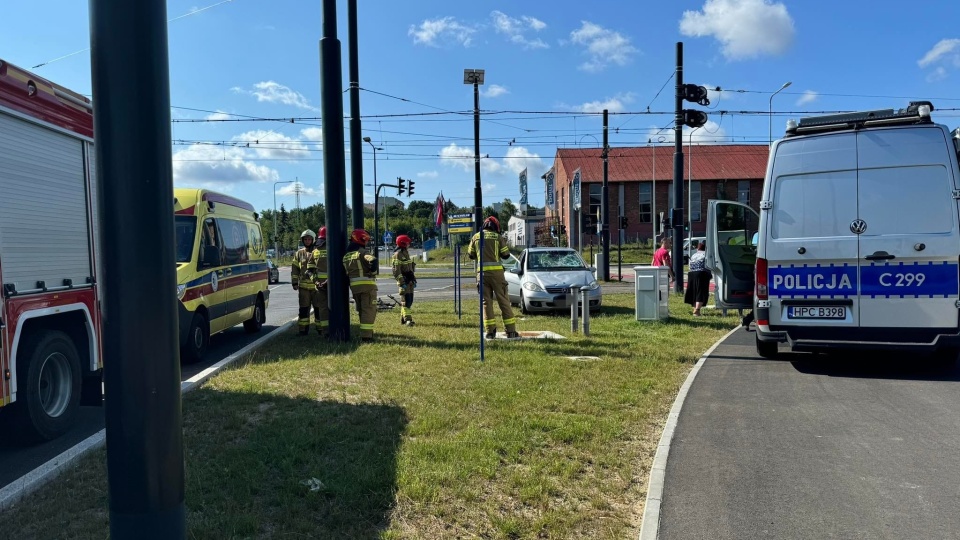 Potrącony mężczyzna trafił do szpitala/fot. Bydgoszcz998, Facebook