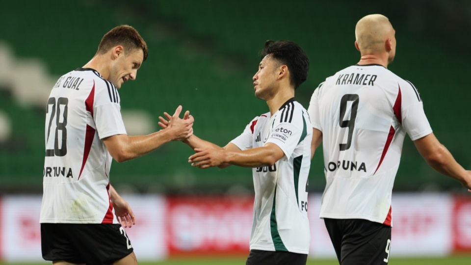 Legia Warszawa rozgromiła u siebie walijski Caernarfon Town FC 6:0 i jest praktycznie pewna awansu do kolejnej rundy kwalifikacji Ligi Konferencji Europy/Fot: PAP, Leszek Szymański