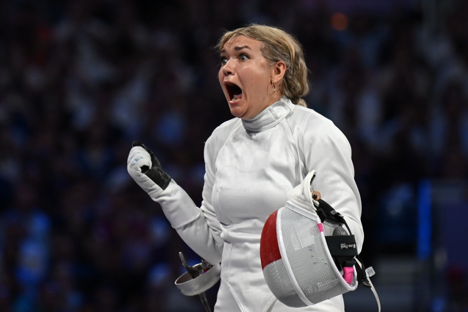 Aleksandra Jarecka zapewniła zespołowi zwycięstwo/fot. PAP/Adam Warżawa
