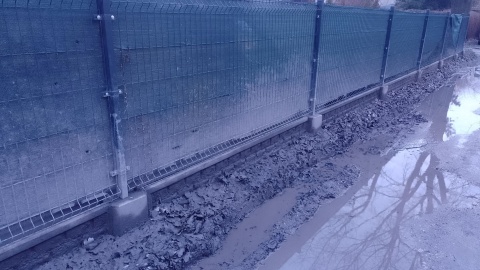 Tak wygląda ulica Ogrodowa w deszczowe dni/fot. Michał Zaręba