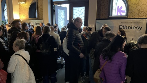 Tłumy na castingu do filmu "Morderstwo w Filharmonii" w Bydgoszczy. / Fot. Izabela Langner