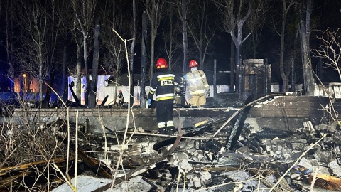 Gaszenie pożaru przy ul. Grudziądzkiej. / Fot. KM PSP
