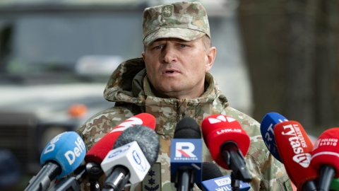 Czterech amerykańskich żołnierzy zaginęło 25 marca podczas ćwiczeń na poligonie w Podbrodziu, oddalonym o około 15-20 km od granicy Litwy z Białorusią/fot. PAP/Valdemar Doveiko