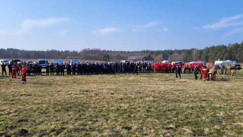 W sobotę (29 marca) kolejny raz prowadzone były poszukiwania w terenie/fot. KPP Rypin