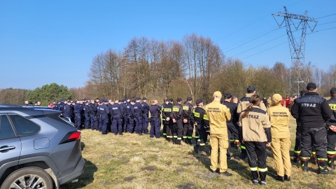 W sobotę (29 marca) kolejny raz prowadzone były poszukiwania w terenie/fot. KPP Rypin
