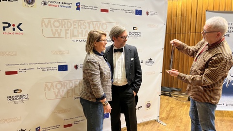 Filharmonia Pomorska, Park Kazimierza Wielkiego, a nawet siedziba Polskiego Radia PiK – te i wiele innych znanych lokalizacji będzie planem filmu powstającego w Bydgoszczy. Produkcja o roboczym tytule „Morderstwo w Filharmonii" już nabiera kształtów, o czym w czasie dnia prasowego opowiedział reżyser Maciej Hydr/fot. Izabela Langner