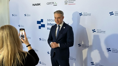 Minister Gawkowski na konferencji SECURE International Summit w Bydgoszczy/fot. Tomasz Kaźmierski