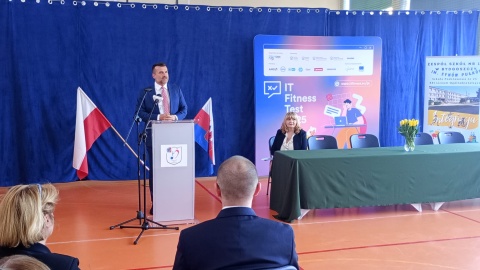 Uczniowie z Zespołu Szkół nr 19 w Bydgoszczy wzięli udział w IT Fitness Test/fot: Wiktor Sobociński