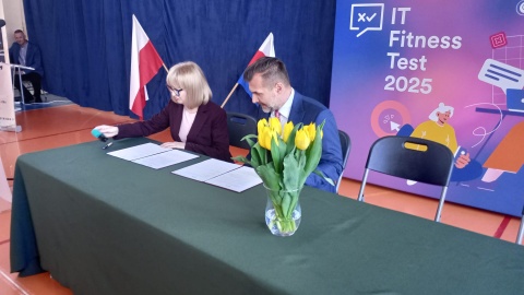 Uczniowie z Zespołu Szkół nr 19 w Bydgoszczy wzięli udział w IT Fitness Test/fot: Wiktor Sobociński