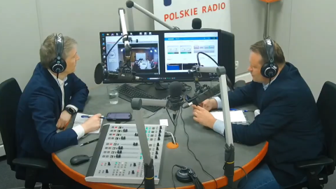 Goście „Radiokonferencji” w PR PiK w Toruniu/zrzut ekranu