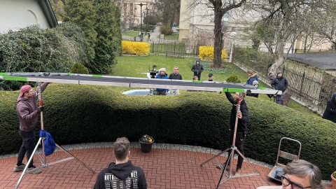 Plan zdjęciowy w Polskim Radiu PiK/fot. Izabela Langner