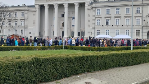 Śniadanie Wielkanocne przed Bazyliką/fot. Jolanta Fischer