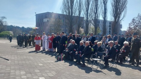 Uroczystości upamiętniające rocznicę Zbrodni Katyńskiej w Bydgoszczy. / Fot. Jolanta Fischer