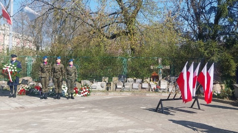 Uroczystości upamiętniające rocznicę Zbrodni Katyńskiej w Bydgoszczy. / Fot. Jolanta Fischer