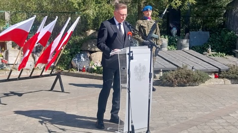 Uroczystości upamiętniające rocznicę Zbrodni Katyńskiej w Bydgoszczy. / Fot. Jolanta Fischer
