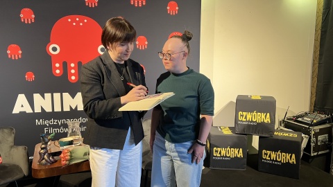 Spotkanie z Katarzyną Łaską odbyło się w bydgoskim MCK. / Fot. Izabela Langner