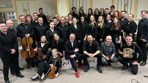 Wykonawcy koncertu „Wokół Ukrzyżowanego" w PR PiK/fot. Izabela Langner