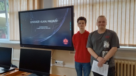 Uczniowie Zespołu Szkół Elektronicznych w Bydgoszczy wcielili się w rolę nauczycieli/fot. Agata Raczek