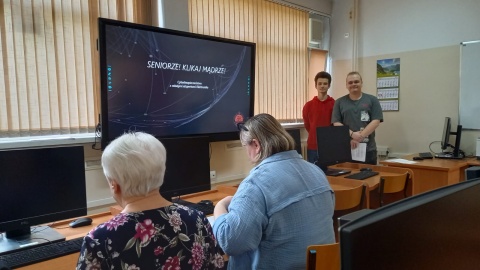 Uczniowie Zespołu Szkół Elektronicznych w Bydgoszczy wcielili się w rolę nauczycieli/fot. Agata Raczek