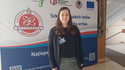 Pomysłodawczynią zajęć pt. „Klikaj mądrze" jest nauczycielka informatycznych przedmiotów zawodowych - Marta Cierzniakowska/fot. Agata Raczek