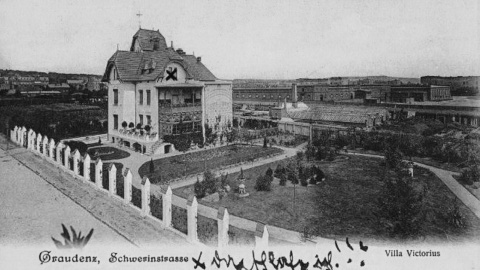 Willa Victoriusa w Grudziądzu odzyskuje swój dawny blask. Ma być siedzibą liceum plastycznego. Teraz w ponad stuletnim budynku trwa pierwszy etap prac/fot. grudziadz.pl/archiwum