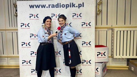 Skauci Europy, II Gromada Przyłęki-Brzoza w Polskim Radiu PiK/fot. Izabela Langner