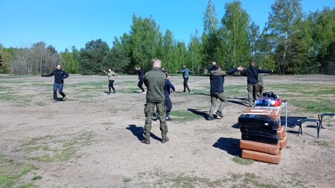 Akcja „Trenuj z Wojskiem" w Bydgoszczy/fot. Wiktor Sobociński