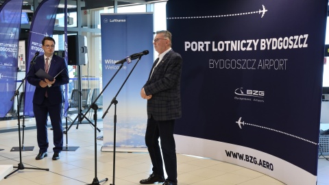 Po latach przerwy na bydgoskie lotnisko wróciły połączenia do niemieckiego Frankfurtu/fot: Port Lotniczy Bydgoszcz